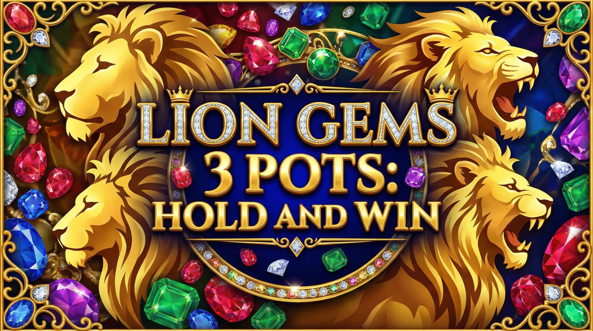 Lion Gems 3 Pots: Hold and Win